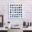 «Markmake Blue Sq 2» par Melissa Averinos, art mural sur toile-1175144824