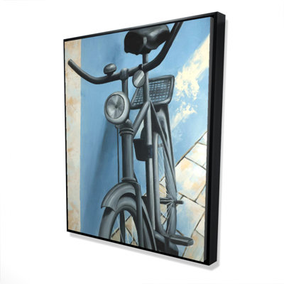 Abandoned Bicycle Print On Canvas