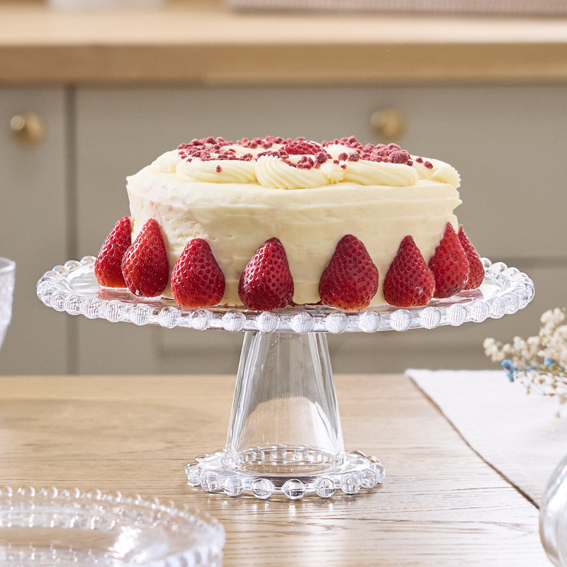 Beaded Edge Cake Stand