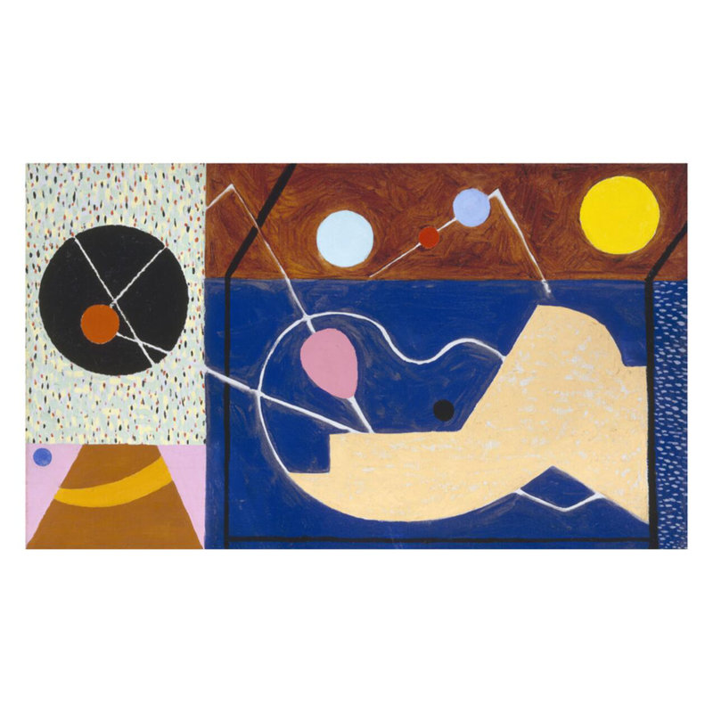 Abstraction par Burgoyne Diller - Estampe numérique, H 22 po x l 28 po
