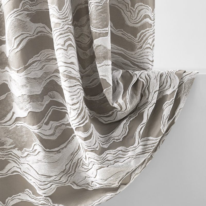 Rideau de douche Cascade Wave, Gris
