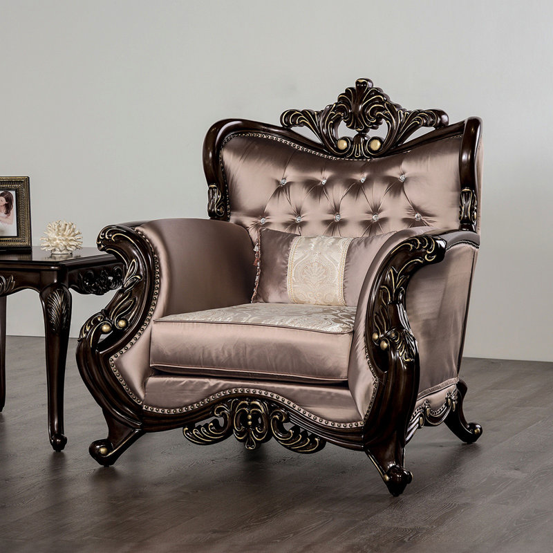 Chaise Dyllon, Brun, Velours brun