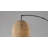Zac 80'' Dark Bronze Arched Floor Lamp