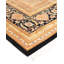 Tapis unique en laine noué à la main 9 pi 1 po x 12 pi 5 po New Age de Hayner en brun / noir / ivoire