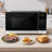 900w Countertop Microwave Oven With 8 Auto Cook Presets, Defrost By Weight/time, Child Lock & Two-step Door Opening, 10 Power Levels, Led Display – Black