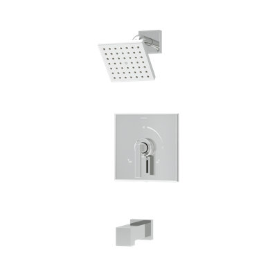 Robinet de baignoire et douche à poignée simple Duro HydroMersion