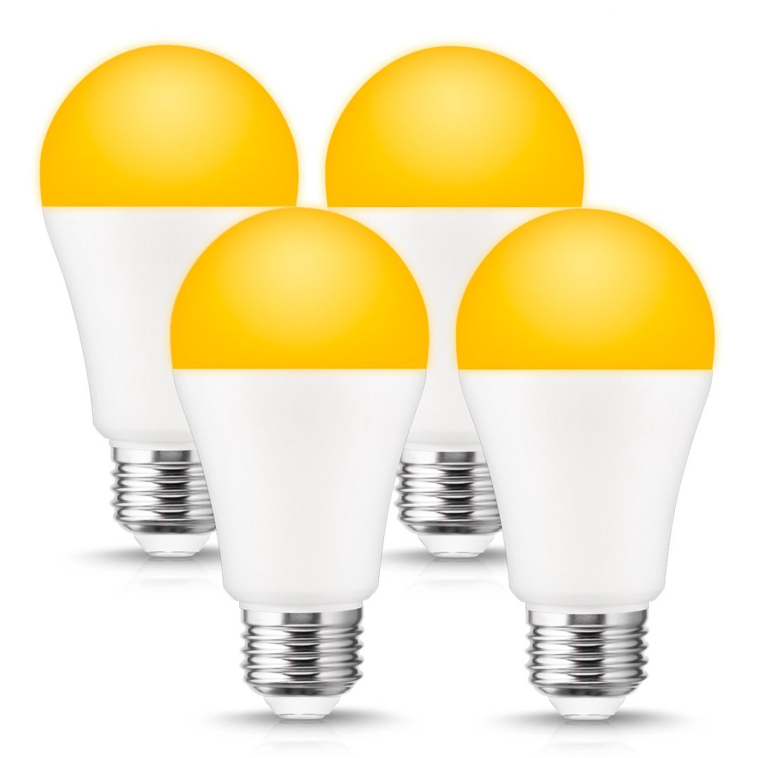 100 Watt Equivalent A19 E26/Medium (Standard) 2000K LED Bulb (Set of 4) LOHASLED