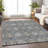 Premium Machine Washable Prisco Gray Rug-158642021
