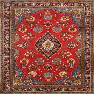 Tapis oriental gris clair Shamas