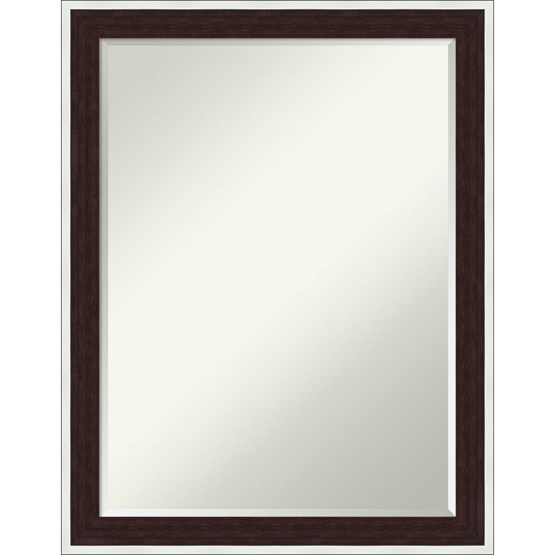 Miroir mural Maya, Argent espresso