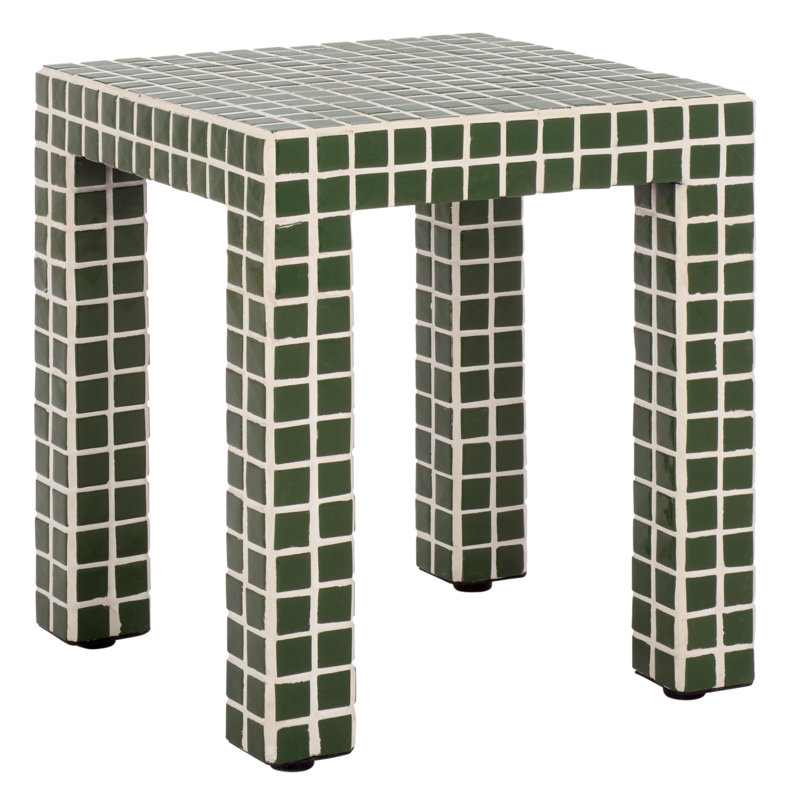 Hotaru Accent Table, Dark Green