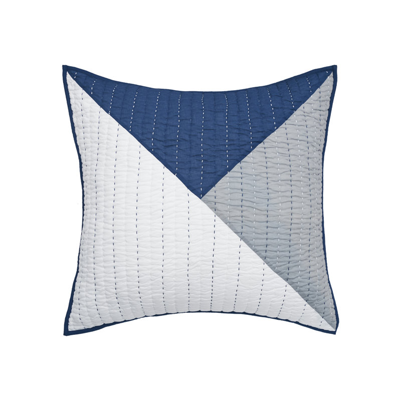 Asymmetrical Cotton Euro Sham - Machine Washable