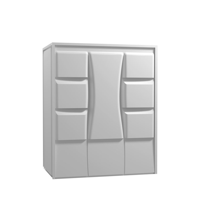 Mur de douche en alcôve Sterling blanc brillant, H 72 po x l 60 po x P 36 po