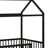 Low Profile House Bed With And Enclosed Fence-858432764-858432765