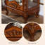 Vitrines en bois massif marron et verre