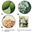 Hydrangena bleu rétro II - art mural floral-87380523-87380527