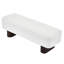 Banc rembourré en bois VelvLoft