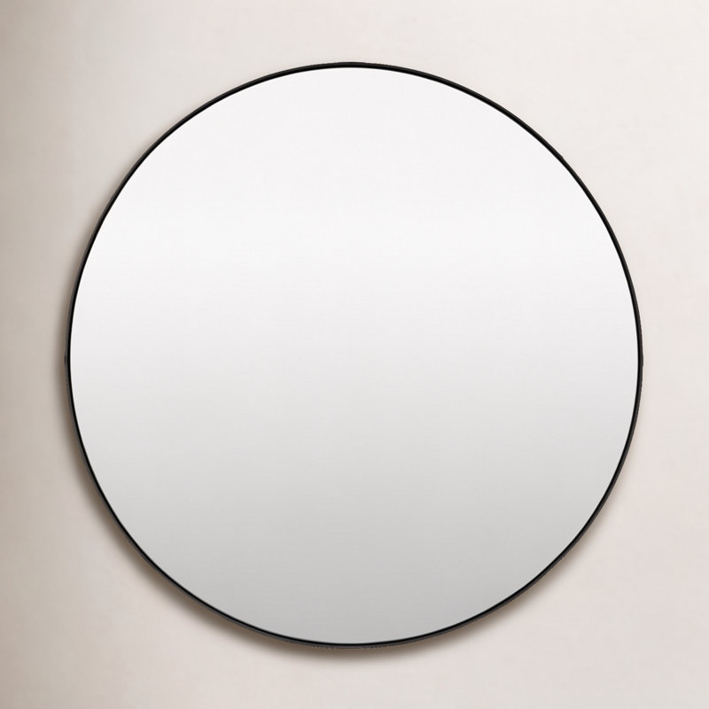 Bassevelde Mirror, Black, 36" x 36"