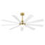 Ventilateur de plafond 9 pales avec éclairage à DEL et télécommande Veun-705532601-682088077