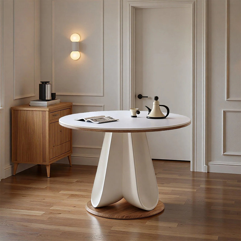 Table de salle à manger simple et élégante, H 30,31 po x L 51,18 po x l 51,18 po