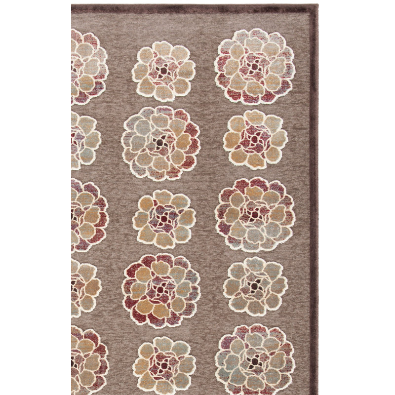 Tapis Heie brun foncé