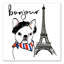 « bonjour frenchie dog », reproduction d’impression sur toile-24400688
