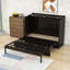 Lit escamotable avec tiroirs et USB Murphy-938882874