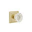 Emtek Passage Interior Mortise Set w/ Quincy Rosette & Astoria Glass Knob (RH)-1649668446