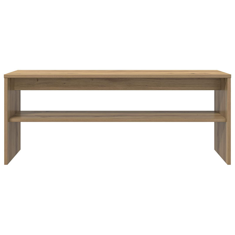 Unfinished TV Stand, 40cm H x 100cm L x 35cm W, Artisan Oak