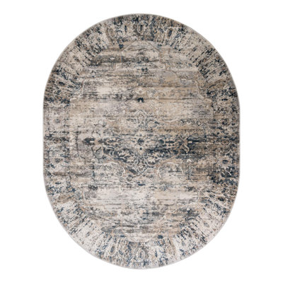 Cambrie Oriental Gray Area Rug