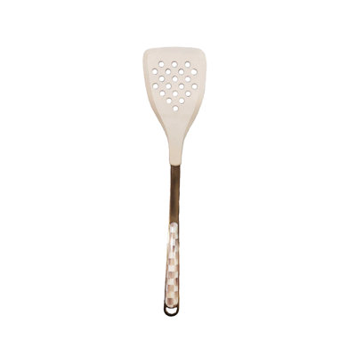 Mocha Check Slotted Spatula