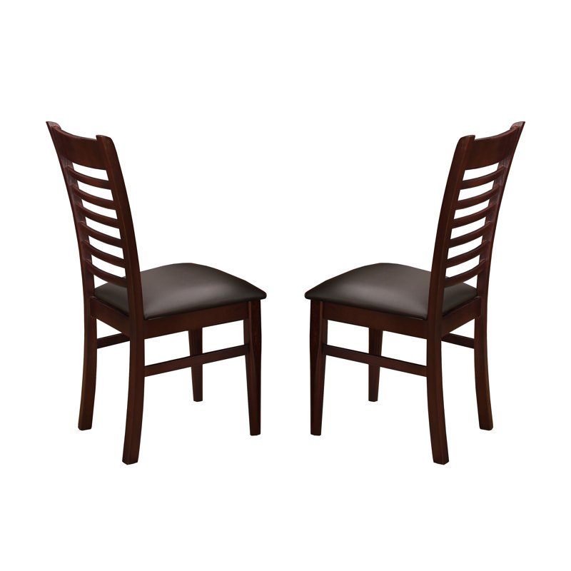 Floraidh 6 - Person Four Leg Dining Set, Brown, Brown/Black