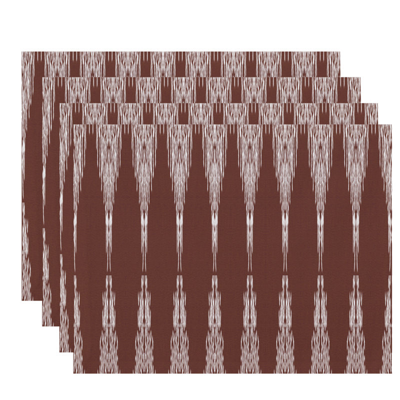 Ensemble de napperons 4 pièces Avalon, Marron