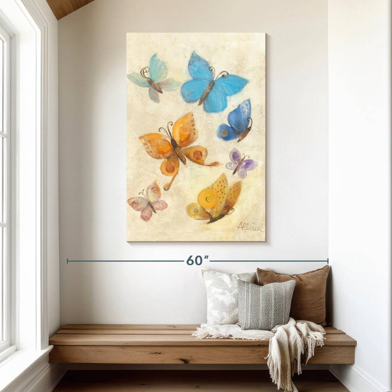 Brampt Flying Butterflies, 48" H x 32" W