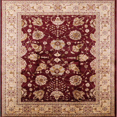 Tapis oriental ivoire / rouge Rorik
