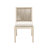 Kd Dining Chairs Mp2 Of 2 - Minimally Designed Wood With Water- Upholstery For All Occasions And Areas Settings Uses Chair Frame Round Rope, Fabric Rooms