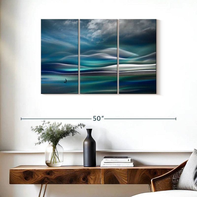Kerrick abstrait voile I, H 24 po x l 38 po