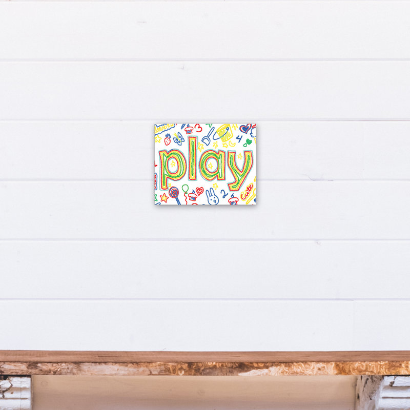 Art sur toile play time Burkhart, H 8 po x l 10 po x P 1,25 po