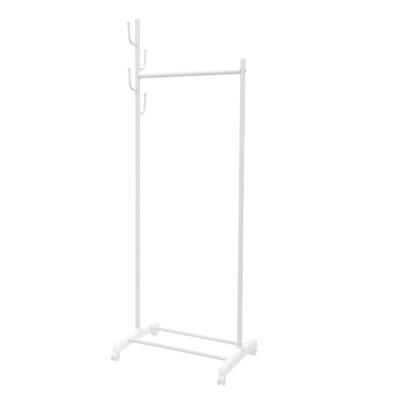 Charron 63cm Rolling Clothing Rack, White
