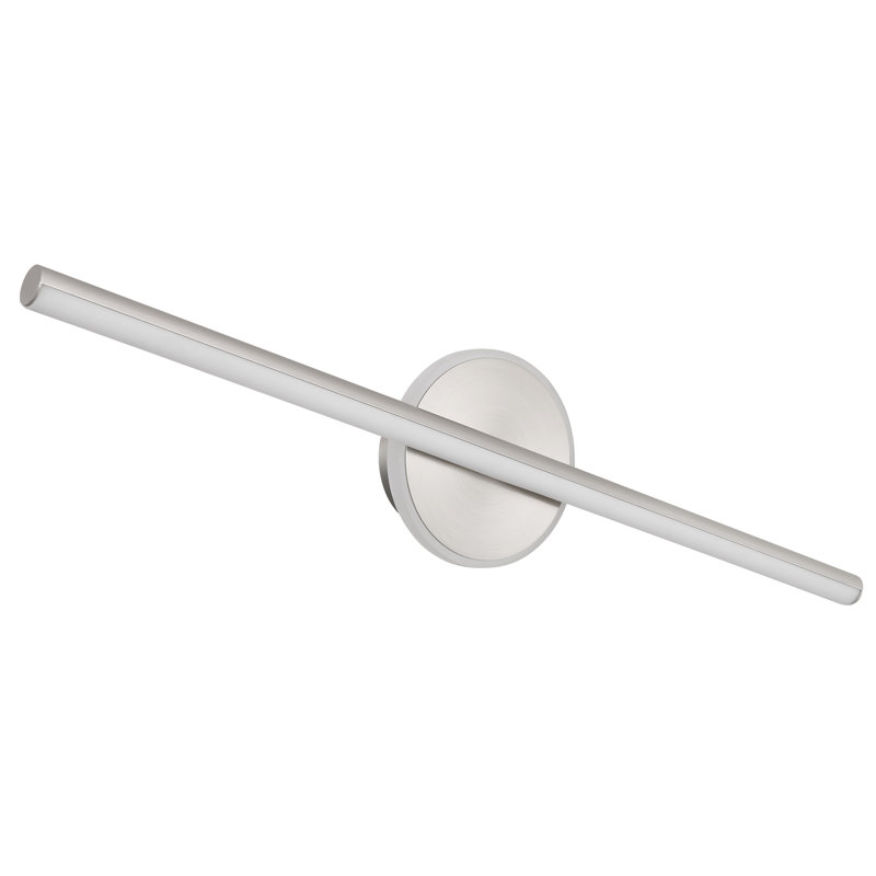 Charny Acrylic LED Semi Flush Mount, Silver
