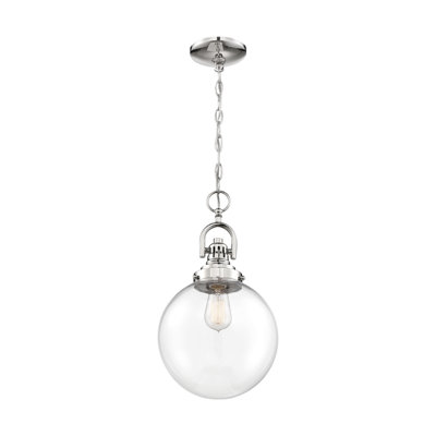 Crownfield 1-Light Single Globe Pendant