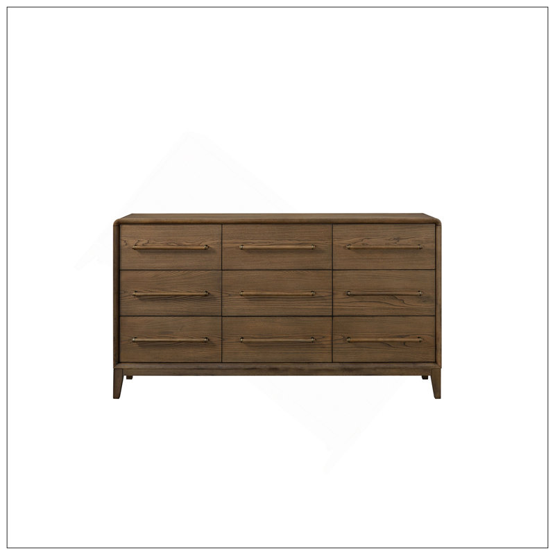 Commode 9 tiroirs - Latte