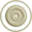 Anneau de plafond intérieur 64 x 64 po x 58 po avec ensemble décoratif médaillon 44 1/2 po