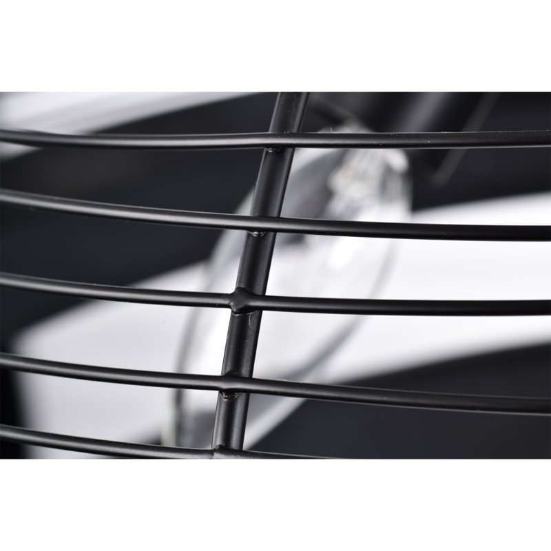 Lustre suspendu 39 pouces Wespi style moderne-contemporain noir mat 3 lumières