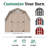 Classic Gambrel Outdoor Wood Storage Barn with 4 ft. Sidewalls-1977878276-1977878273