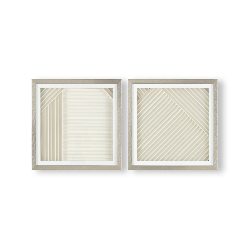 Art for the Home Linear Luxe Set of 2 Framed Prints