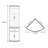 American-style display corner cabinet-670535256