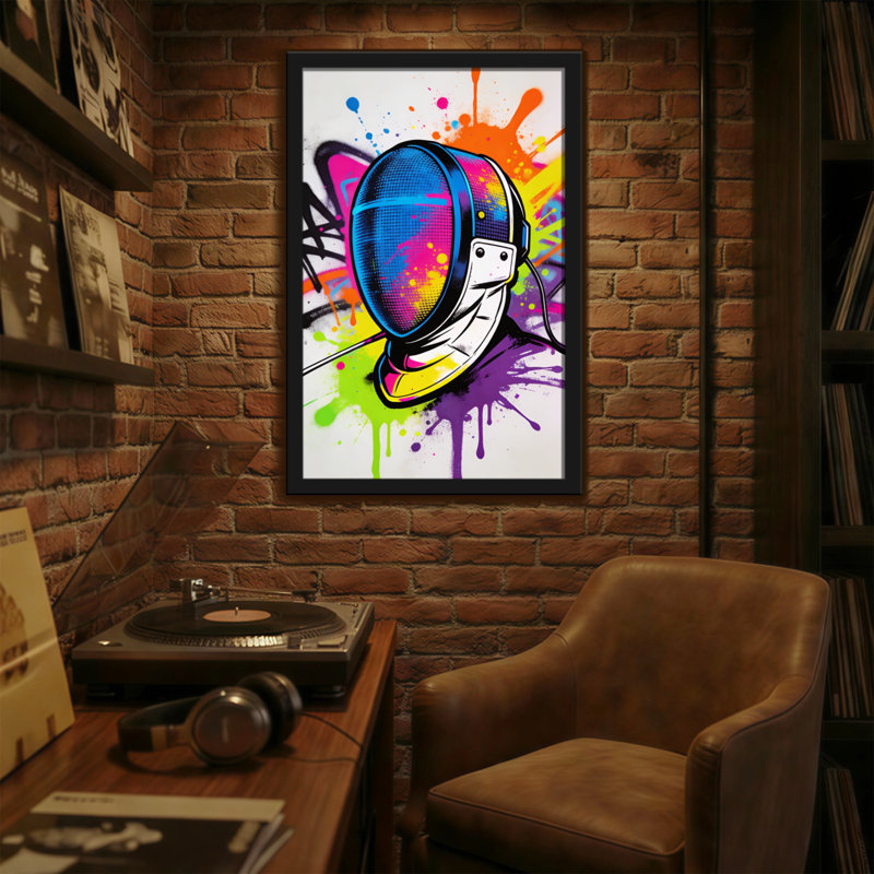 Impression sur toile Fashion Graffiti, H 36 po x l 24 po