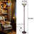Tiffany Torchiere Floor Lamp Mission Hexagon Virgin Style Stained Glass Torch Standing Light