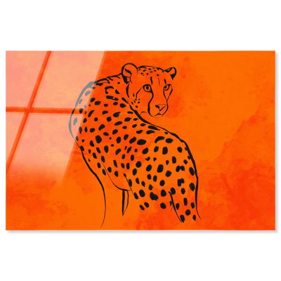 Wild Orange Acrylic Print Modern Wall Decor by Art Remedy, Ready to Hang, 36 x 24